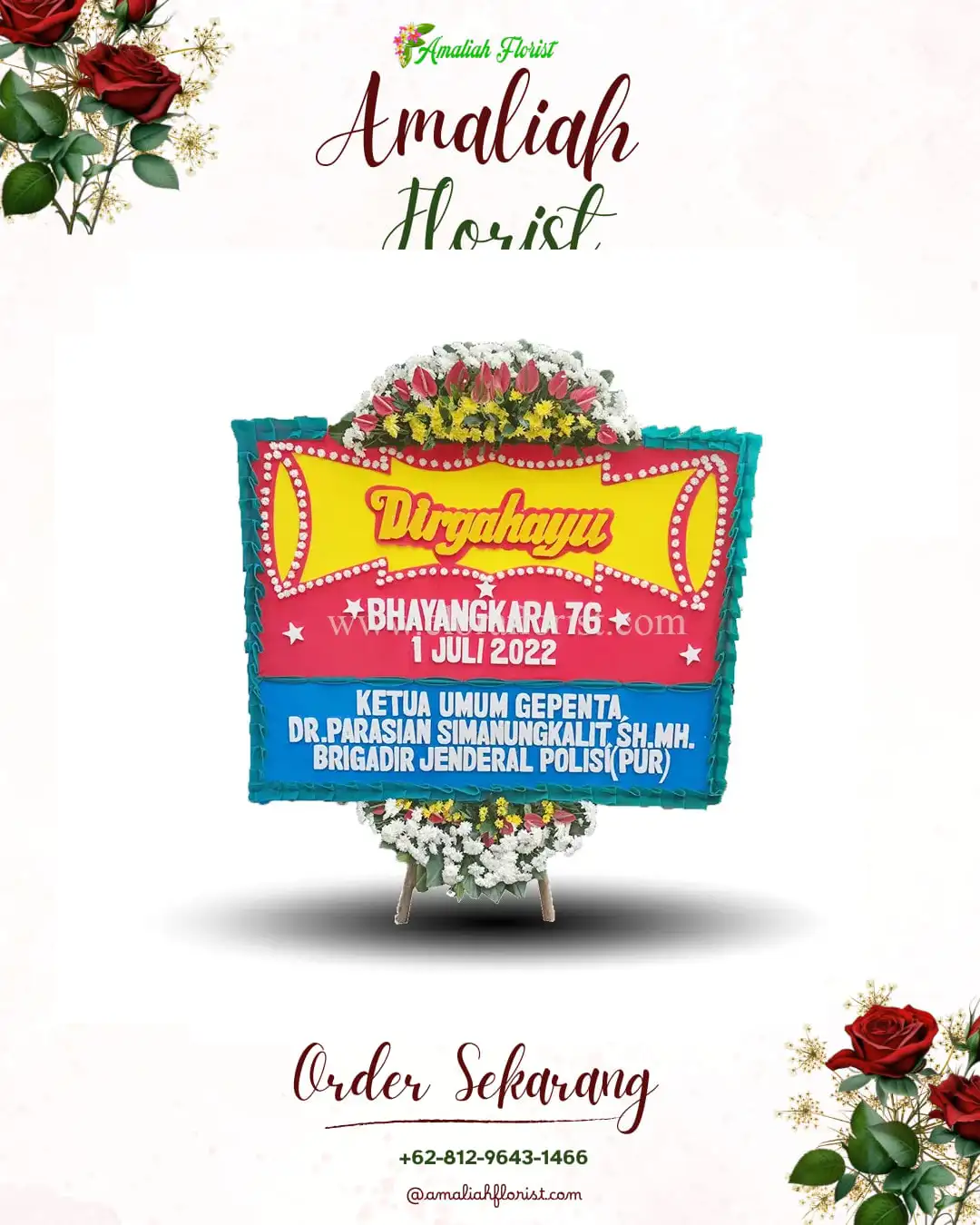 Papan Bunga HUT Ulang Tahun Selangit